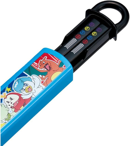Skater ABS2AMAG-A Bento Chopsticks Case Set, 6.5 inches (16.5 cm), Antibacterial Treatment, Pokemon 24, Pokemon, Easy to Open Slide Type, Made in Japan