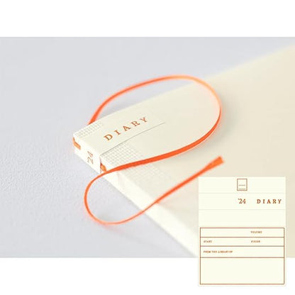 Midori 22278006 MD Notebook Diary, Notebook Stickers, 2024, M, Monthly (Starts December 2023) Paperback (Monthly)