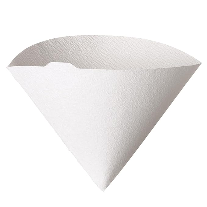 Hario Coffee Dripper V60 02 Clear & Hario 02 100 Count Coffee Paper Filter, Natural X2 Set(Total 200 Sheets)- Starter Value Set (with Our Shop Description of Goods)