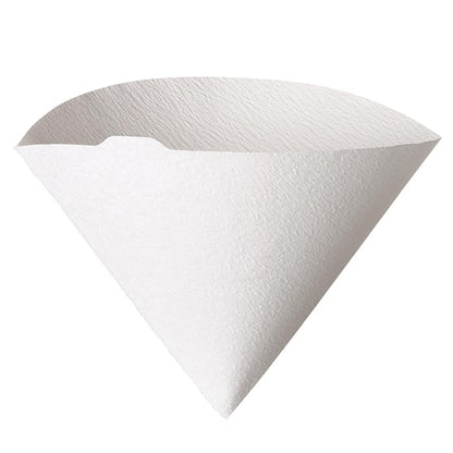 Hario Coffee Dripper V60 02 Clear & Hario 02 100 Count Coffee Paper Filter, Natural X2 Set(Total 200 Sheets)- Starter Value Set (with Our Shop Description of Goods)
