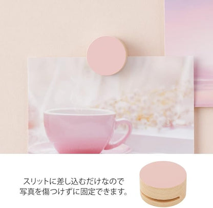 Midori 35495006 DESIGNPHIL , Picture Clip, Wood, Pink