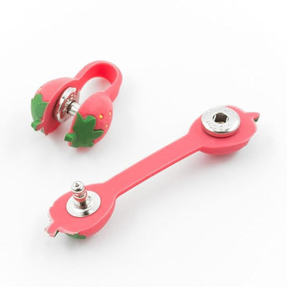 Midori Silicone Band, Pin-Clip Strawberry (43038006)