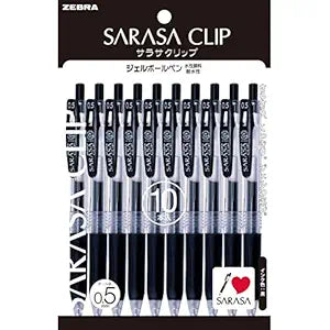 Zebra gel ball pen Sarasa clip 0.5 black