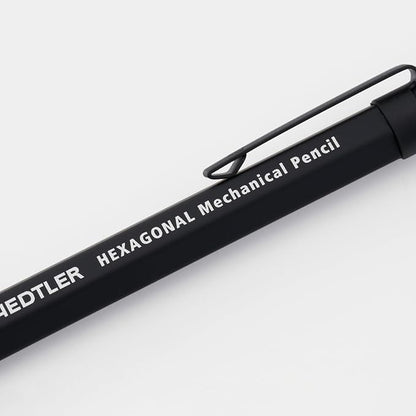 STAEDTLER 925 77-05B Hexagonal Mechanical Pencil, 0.02 inch (0.5 mm), Clean Black