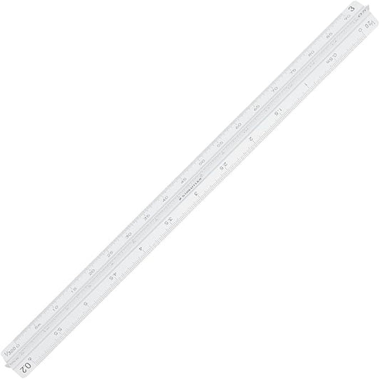 STAEDTLER Ruler Triangular Scale Aluminum Architecture 987 30-13