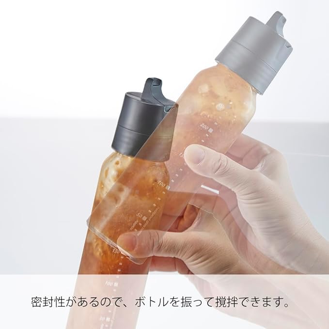 HARIO ODBN-250-B One-Touch Dressing Bottle, 8.5 fl oz (250 ml), Black