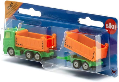 SIKU SK168500002 Dump Truck with Trailer Ages 3 and Up