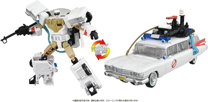 T-SPARK Transformers Ghostbusters Ectron/Ecto-1 Action Figure