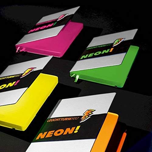 Leuchtturm Notebook A5 Dot Grid Neon Pink 361392