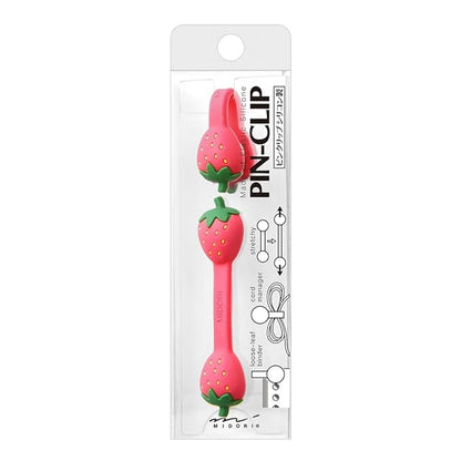 Midori Silicone Band, Pin-Clip Strawberry (43038006)