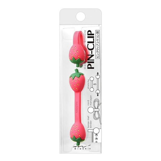Midori Silicone Band, Pin-Clip Strawberry (43038006)