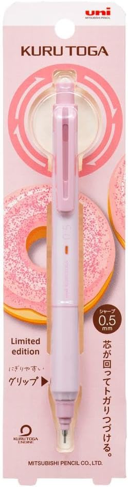 KURU TOGA KS Model Donut Color Mechanical Pencil Strawberry Milk M5KS1P.SBM [0.5mm]