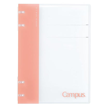 Kokuyo Loose Leaf Binder A5 Campus Notebook Binder 2x2 Ring Pink Le-NP134P