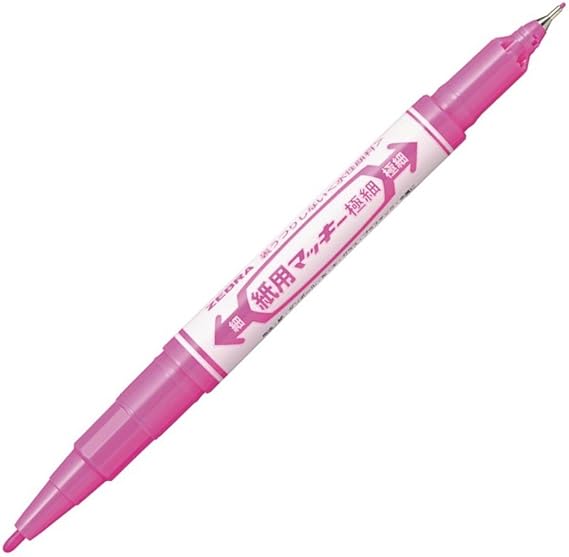 Zebra B-WYTS5-PU Water Based Pen Paper Mackie, Extra Fine Point, Purple, 10 Pieces (10 oranges, Extra fine)