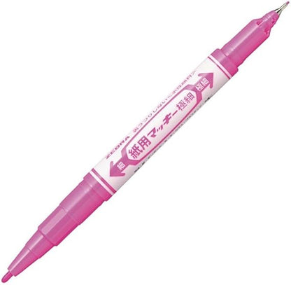Zebra B-WYTS5-PU Water Based Pen Paper Mackie, Extra Fine Point, Purple, 10 Pieces (10 oranges, Extra fine)