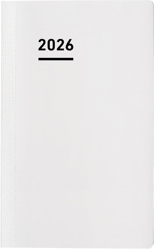 Kokuyo Jibun Notebook Diary 2026 Monthly Refill, Weekly A5 Slim, Starts on November 2025