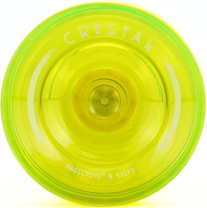Spin Gear Crystal Yoyo Bind Beginner Intermediate Model (Clear Yellow)