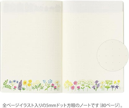 Midori Notebook Loose Log Scandinavian Pattern B6 1535 4006
