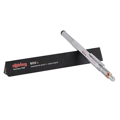Rotring, Mechanical Pencil - 800+ Hybrid Stylus. (Silver,0.5MM)