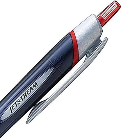 uni Mitsubishi Pencil Jetstream Oil-Based Ballpoint Pen, 0.38mm, Red, Easy to Write, SXN-150-38.15