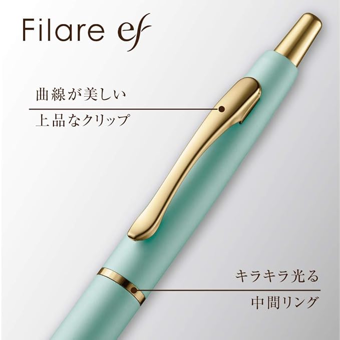 Zebra P-BAS86-BK Oil-based Ballpoint Pen, Fillale ef 0.5, Black (blue green)