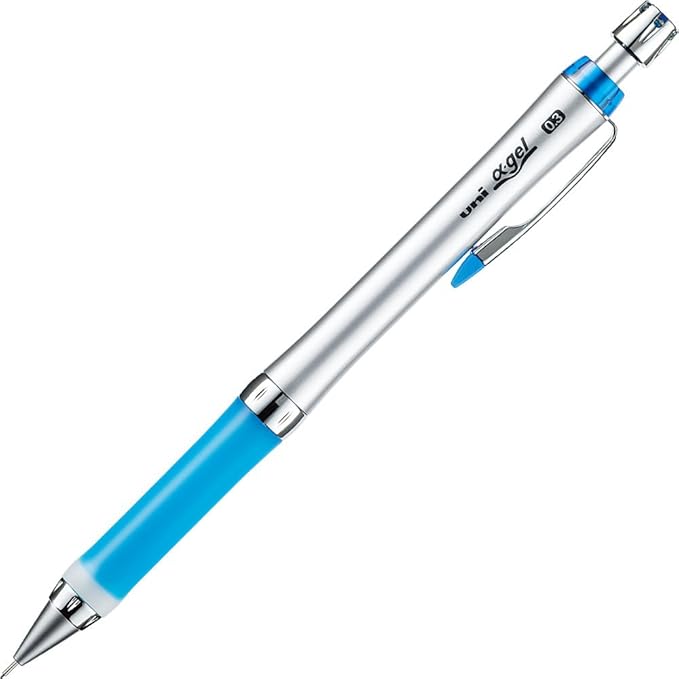 Mitsubishi Pencil Pilot Uni Alpha-Gel Slim Mechanical Pencil 0.3mm, Royal Blue (M3807GG1P.40)