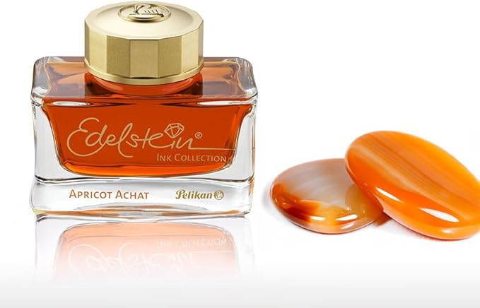 Pelikan Edelstein Bottle Ink Edelstein 2025 Ink of the Year Apricot Agate Apricot Achat 50ml Exclusive Edelstein Fountain Pen Bottle Ink