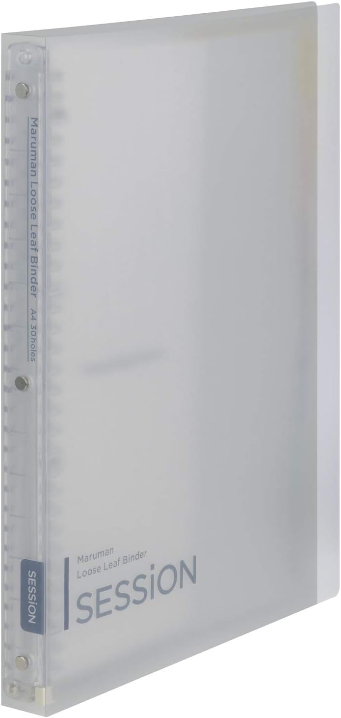 Maruman Loose Leaf Binder Session, A4, 30 Holes, Clear F584-98