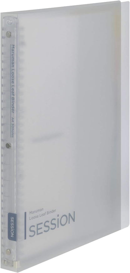 Maruman Loose Leaf Binder Session, A4, 30 Holes, Clear F584-98