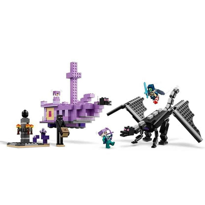 Lego Minecraft The Ender Dragon and the End Ship, Action Toy and Explorer Set, Video Game Building Kit, Adventure Playset, Gift for Boys and Girls from 8 Years 21264