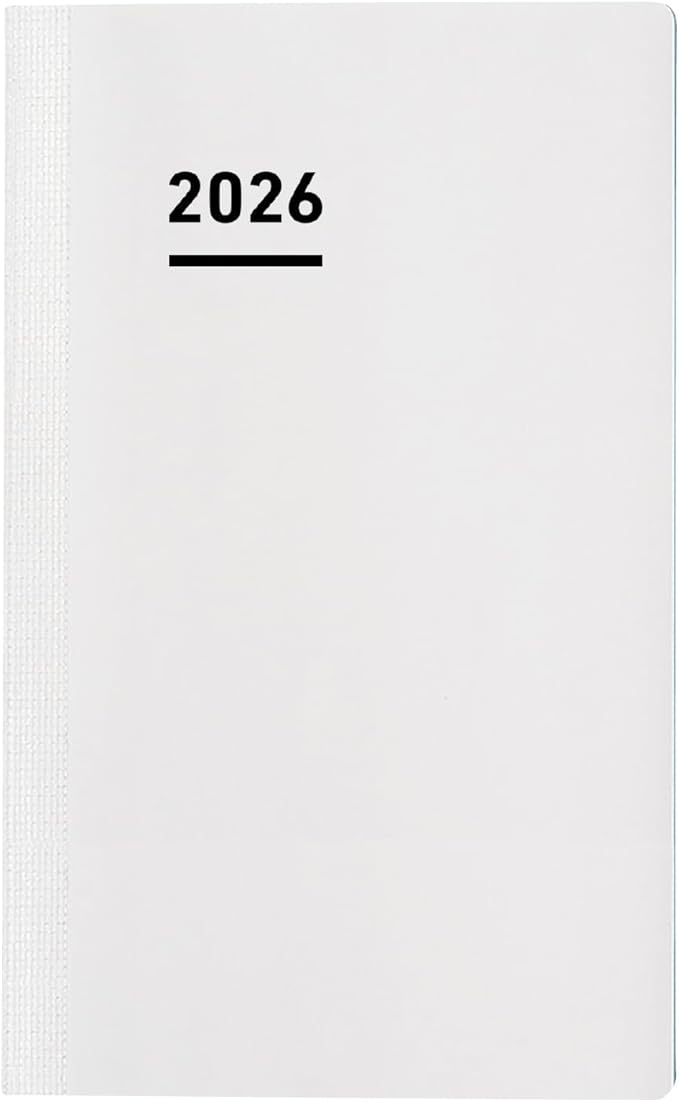 Kokuyo Jibun Notebook Diary Mini 2026 Refill, Monthly, Weekly B6 Slim Ni-JRM-26, Starts on November 2025