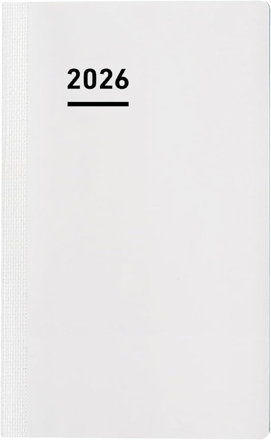Kokuyo Jibun Notebook Diary Mini 2026 Refill, Monthly, Weekly B6 Slim Ni-JRM-26, Starts on November 2025