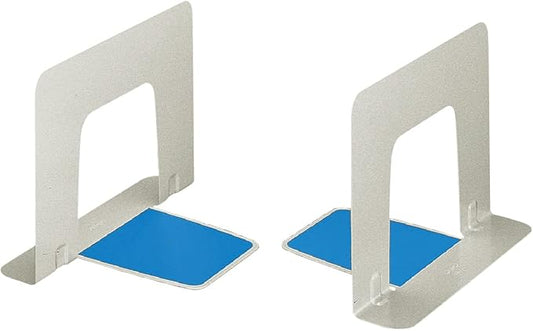 Kokuyo  Bookends Wide Light Gray with Anti-Slip BS-39NM