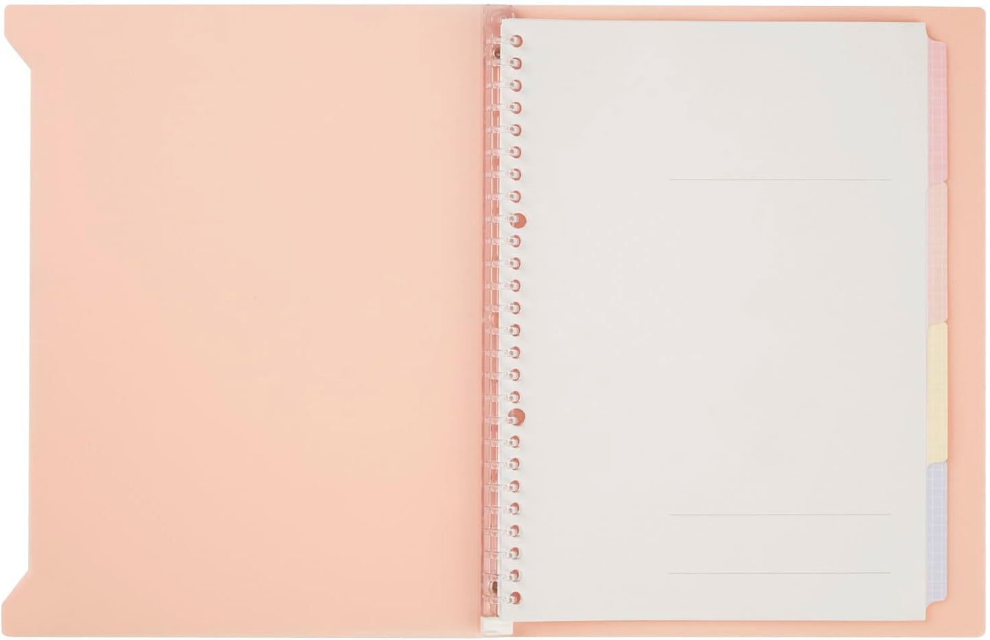 Maruman F021-38 Loose Leaf Binder B5 Kakeseru, 26 Holes, Light Pink