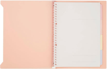 Maruman F021-38 Loose Leaf Binder B5 Kakeseru, 26 Holes, Light Pink