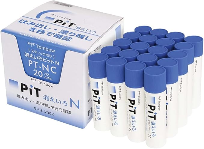 TOMBOW Pencils Stick Paste, Disappearing Color