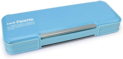 Uni Mitsubishi Pencil Case Unipalette Double Opening Blue P1000BT300