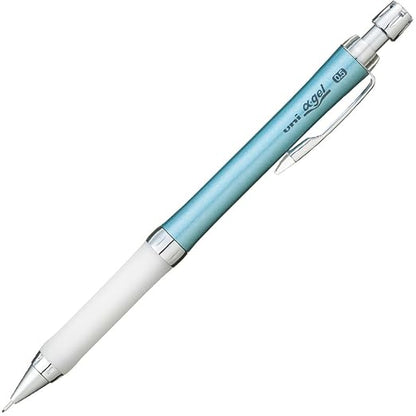 Uni Mechanical Pencil, Slim Model with White Alpha Gel Grip, 0.5mm, Turquoise (M5807GG1P.71)