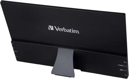 Verbatim 1080P 14-inch Full HD Mobile Monitor (Game Console/PC Compatible/HDMI/Type-C/Speaker Included)