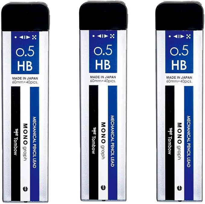 TOMBOW MGECG-322 Sharp Lead, 0.02 inch (0.5 mm), HB