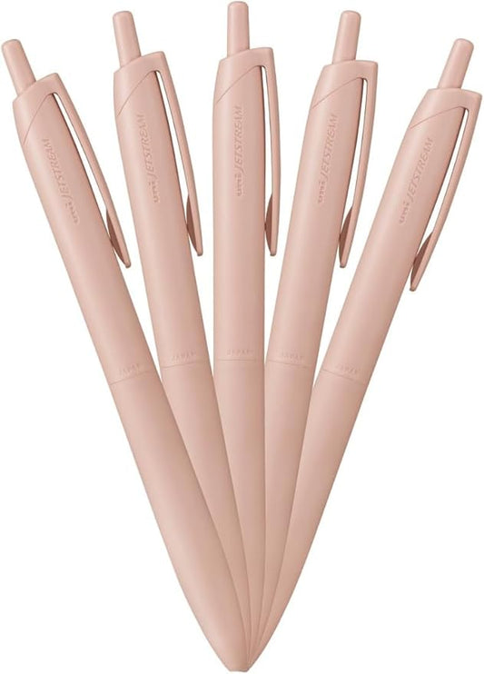UNI JETSTREAM Pencil Ballpoint Pen Jetstream Light Touch Ink 5 Pack 0.5 Coral HSXNLS055P.66