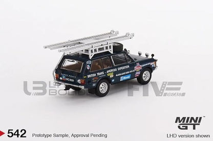 MINI GT 1/64 Range Rover 1971 British Trans America Expedition VXC-868K Left Handle,