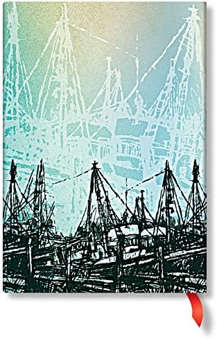 Paper Blanks PB3177-2 Notebook, Ship and Mirror Image, B6, Ruled