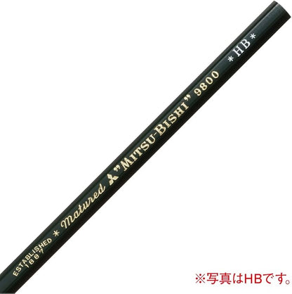 Uni Mitsubishi Pencil K9800H 9800 H Pencil, 1 Dozen