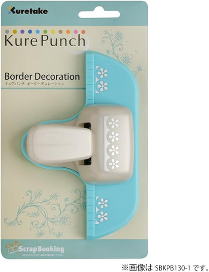 Kuretake SBKPB130-12 Kure Punch, Craft Punch, Border Decoration, Classical Lace 2