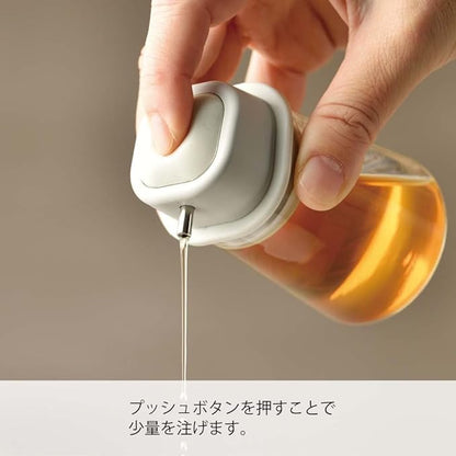 HARIO SYO-100-PGR Soy Sauce Sasher, One Push Type, Practical Capacity: 2.8 fl oz (80 ml), Pale Gray