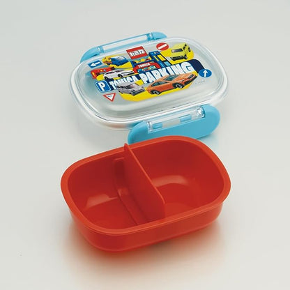 Skater QAF1AG-A Children's Lunch Box, Small Size, 1-Tier, 9.1 fl oz (270 ml), Fluffy Dome, Tomica Antibacterial Treatment, Made in Japan
