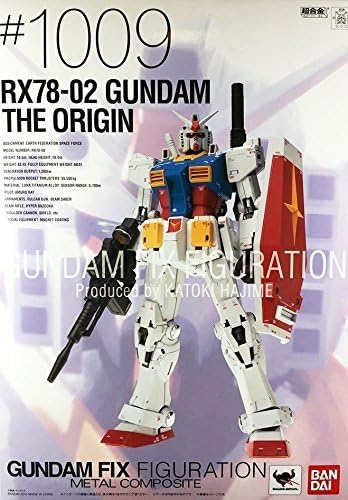BANDAI Gundam Fix Figuration Metal Composite Mobile Suit Gundam The Origin RX78-02 [Re: Package] About 7.1 inches ABS &; PVC &; Die Cast Painted Movable Figure
