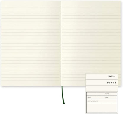 Midori  15294006 Notebook, MD Notebook, A5, Horizontal Ruled A