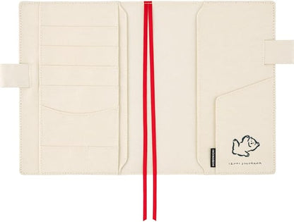 Hobonichi Cousin (A5) Size Notebook Cover Izumi Shiokawa/Polar Bear Relax